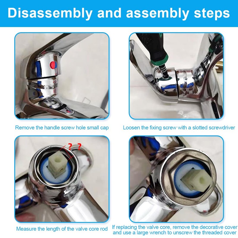 NHPY 1 x Tap Lever Handle, 50 mm Tap Replacement