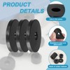 sourcing map 12 Pcs Rubber Spacers 40mm OD x 12mm