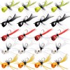Fly Fishing Popper Lures Kit,Bass Popper Flies Dry Fly Fishing