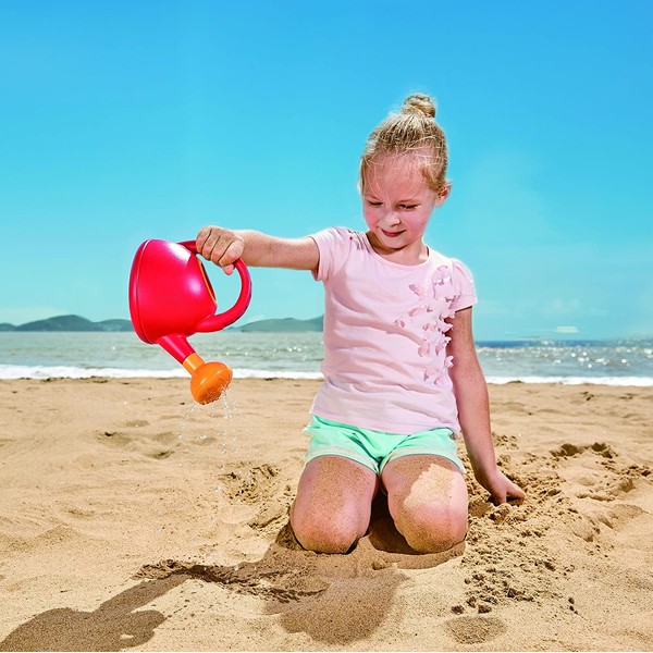 Hape Sand and Beach Toy Watering Can Toys, Red