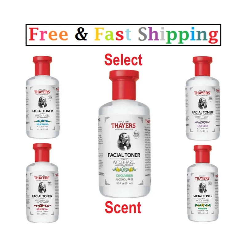 Thayers Witch Hazel Rose Petal Facial Toner, 8.5 fl oz.Select