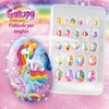 CRAZE Sticker per Unghie Galupy, Confezione da 4-96 Unghie Finte