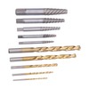 10Pcs Screw Extractor Drill Bit 4241 HSS Left Hand Damaged