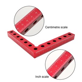QYQRQF 90 Degree Clamp, 4 Sets Corner Clamps 5.5 x 5.5inch 90 Degree Positioning Square Aluminum Alloy Square Clamps for Woodworking Cabinet Picture Frames