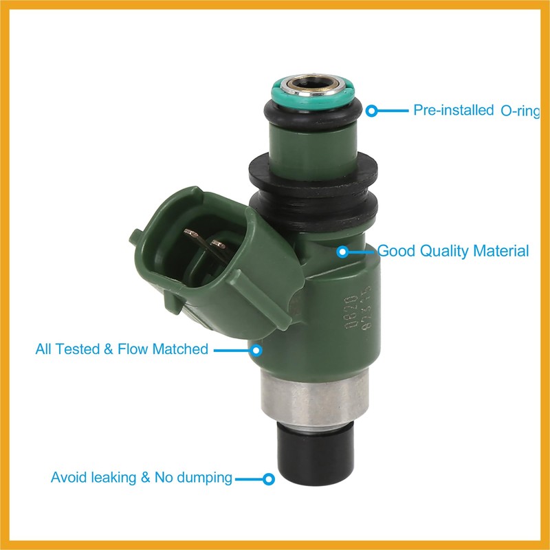 Partuto 16450-HN8-A61 Car Flow Matched Fuel Injector Nozzle for Honda