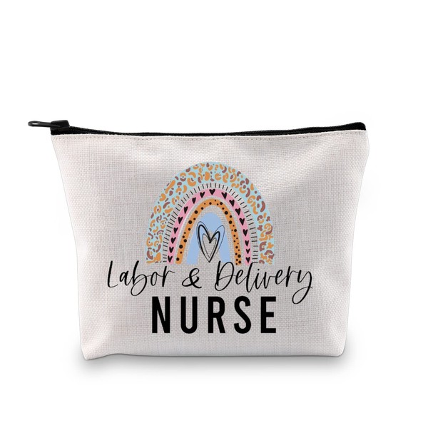 Labor and Delivery Nurse Cosmetic Bag L&D Nurse Gift Lifeline Gift Superhero Nurse Gift Nicu Nurses Week Gift (Labor and Delivery Nurse CA)