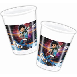 Decorata Party 200 ml Meilen von Tomorrowland Kunststoff Tassen, 8 Stück