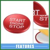 Motoforti Car Auto Engine Start Stop Ignition Button Overlay Cover