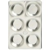 FK Tin Muffin Mold #100 Cup with 6 Silver