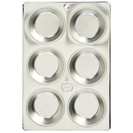 FK Tin Muffin Mold #100 Cup with 6 Silver