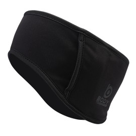 Otafuku Gloves Winter Ear Warmers [Heat Generating, Cold Protection, Sweat Absorbent, Quick Drying, With Slits for Glasses] JW-139 Black, One Size Fits All