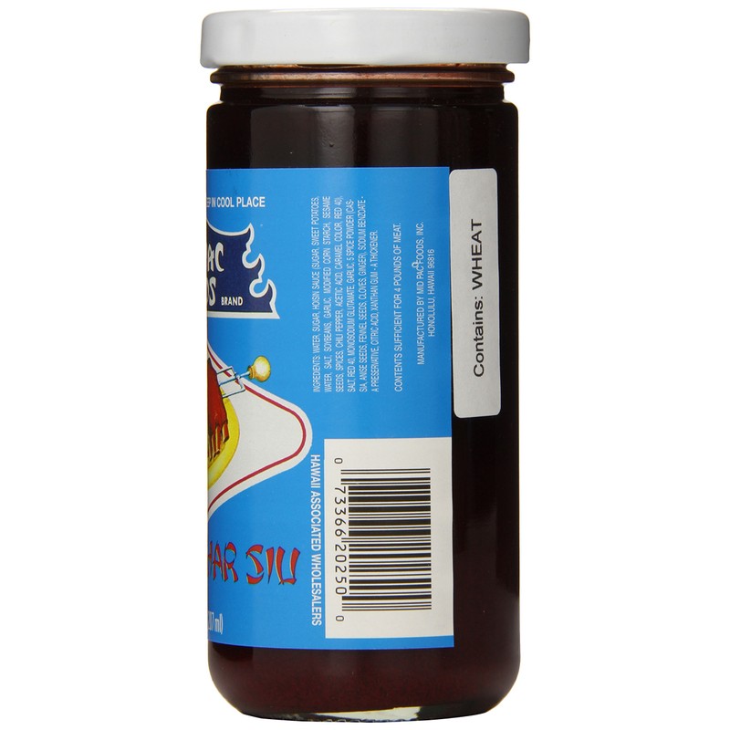 Mid Pac Sauce, Char Siu, 7 Ounce