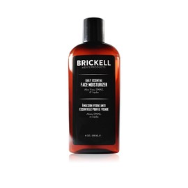 Brickell Men's Daily Essential Face Moisturizer for Men, Natural and Organic Fast-Absorbing Face Lotion with Hyaluronic Acid, Green Tea, and Jojoba, 4 Ounce, Scented