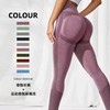 Seamless Dotted Butt-Lifting Sports & Yoga Leggings M / Dark Blue 3ea