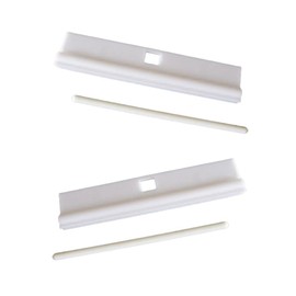 DIY Adjustable Vertical Blind Hanger 3.5” (89mm) Replacement White Hangers for Slats Louvre First blinds Vertical Blind Accessories Slats Spare Parts Bottom Weights Slats Pack of 20.