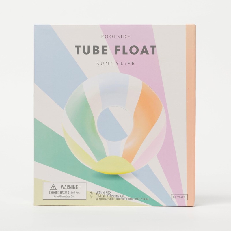 SUNNYLiFE Adult Pool Ring Float in Pastel Gelato - Durable,