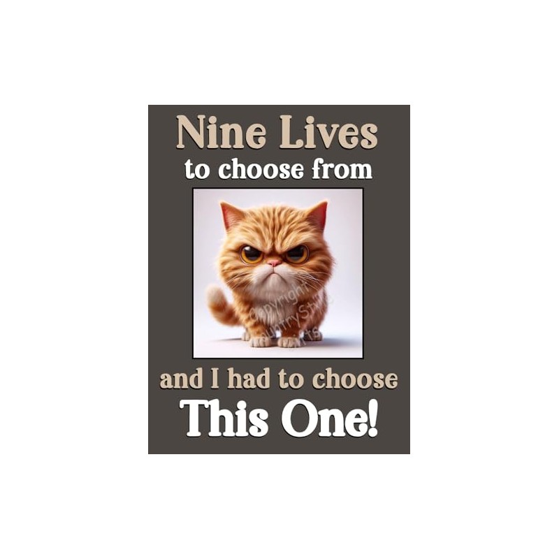 Ginger Cat Kitten funny flexible fridge magnet gift