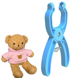 Safety Eye Tool Auxiliary Tool Crochet Safety Eye Tool Safety Eye Snapper Tool for Doll Crochet & Stuffed 5-30mm Doll Eyes Making Supplies Tool (Blue)