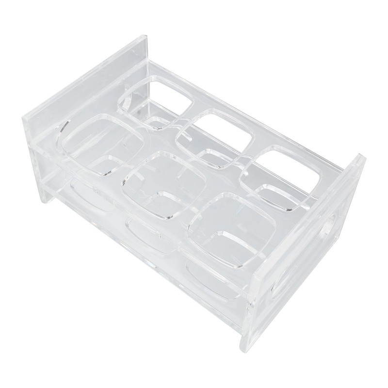 Acrylic Shot Glass Holder Carrying 6 Square Transparent Liquor Cup