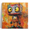 Ypxzzj Vibrant Abstract Robot Wall Art Canvas Print, 20 x