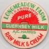 Milk Cap- Longmeadow Farm - (Salisbury, Connecticut, CT)- A.C. Harris - GUERNSEY