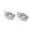 2x Universal 8 mm Motorcycle 22 mm Handlebar Mount Handlebar