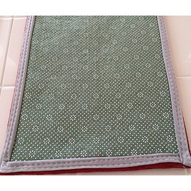 Acrylic Non-Slip Stair Runners Rug Stair Treads Carpet Stair Landing Door Mat Custom Size(Door Mat-60x90cm 24x35, Navy)