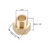 sourcing map Brass Threaded Pipe Fitting G1/2 Male x G3/4