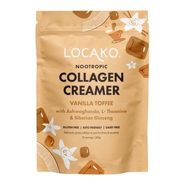 Locako Nootropic Collagen Creamer Vanilla Toffee 300g