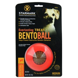Starmark Everlasting Bento Ball for Dogs, Medium