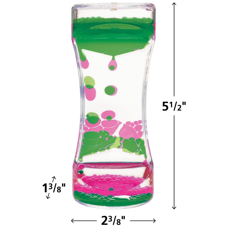 Pink & Green Liquid Motion Bubbler