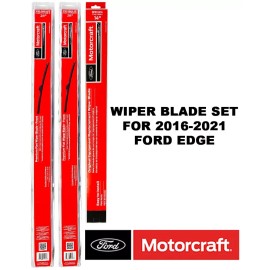 Motorcraft Premium Wiper Blades Genuine OEM Set Of 3 For Ford Edge 2016-2021