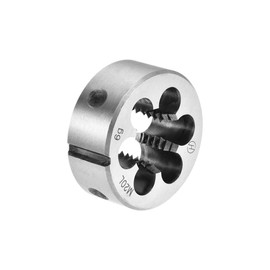 sourcing map Metric Round Die Machines Left Hand Thread Alloy Tool Steel M20