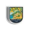 (3Pcs 3X3) Amalfi Coast Italy Stickers - Italy Travel Sticker