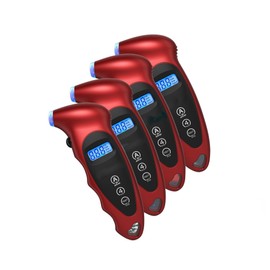 MACHSWON 4PCS Digital Tire Pressure Gauge 150 PSI Fit for Car Truck Bicycle Instant Read with Backlit LCD and Non-Slip Grip