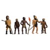 Miniblings 5pcs Evolution Of Man Figures Figurines Human History Neanderthal