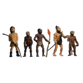 Miniblings 5pcs Evolution Of Man Figures Figurines Human History Neanderthal Humanity