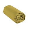 douceur d'intérieur, Fitted Sheet (160 x 200 cm) Linen Yellow,