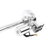 Single-tube Trumpet Electric Horn Chrome Air Horn Loudspeaker Kit 150dB