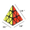 Pyramid Cube Speed Cube Glow in Dark Magic Speed Cube