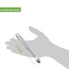HINMAY Mini Tongs 5-3/4 Inch Stainless Steel Small Serving Tongs,