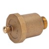 Brass bleed opening, male thread air vent, automatic disposable bleed