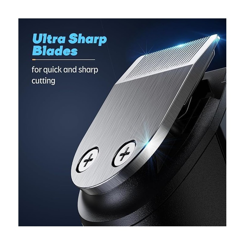 Beard Trimmer for Men with 3 Attachments, 40 Adjustable Precisions,