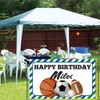VictoryStore Sports Party Supplies: Sports Banner - Custom Name Vinyl