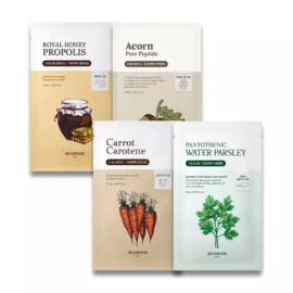 Skin Food 스킨푸드 마스크팩 10매 매일골라쓰는팩 수분케어 Skinfood Mask Pack 10 Sheets Daily Selection Pack Moisture Care [Royal Honey 30ml]