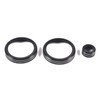 DIYUCAR Aluminium Alloy Car Air Conditioning Volume Knobs Ring Cover