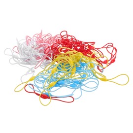 SHOWERORO 100pcs Elastic Phone Lanyard with Finger Ring Strap Shape Safety Hanging Rope for Cell Phones Keys Wallets Prevents Drops and Damage for Hands Activities