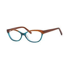Marie Claire MC6215 Bluelight Filter Readers Brown/Turquoise/Blue/Green 55mm+1.25