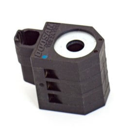 Deutsch 24V DC Solenoid Valve Coil, VDD Series, Compatible with Doosan Hyundai DH80/150/225/300 Excavators