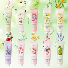 10PCS Crema de Manos Hidratante (Rosa)